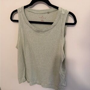 Danskin Light Green Sleeveless Tank Top